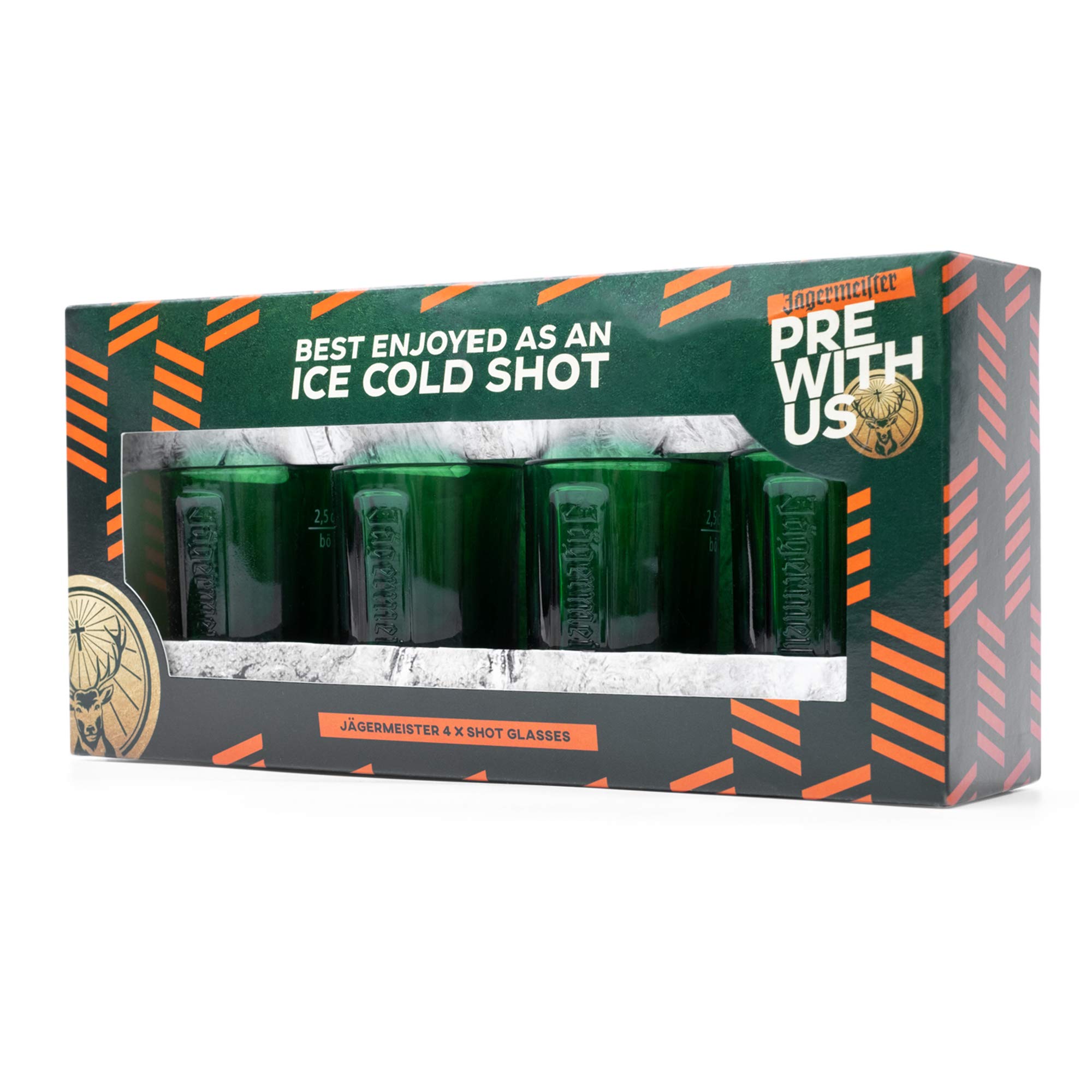 Jagermeister Liquore alle erbe (4 bicchieri)