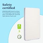 Graco Ultra 2-in-1 Lit double côté Premium & Matelas pour tout-petit - GREENGUARD Mousse certifié CertiPUR-US en or, housse lavable en machine 100% Surface imperméable, convient à la crèche standard & Lits pour enfants