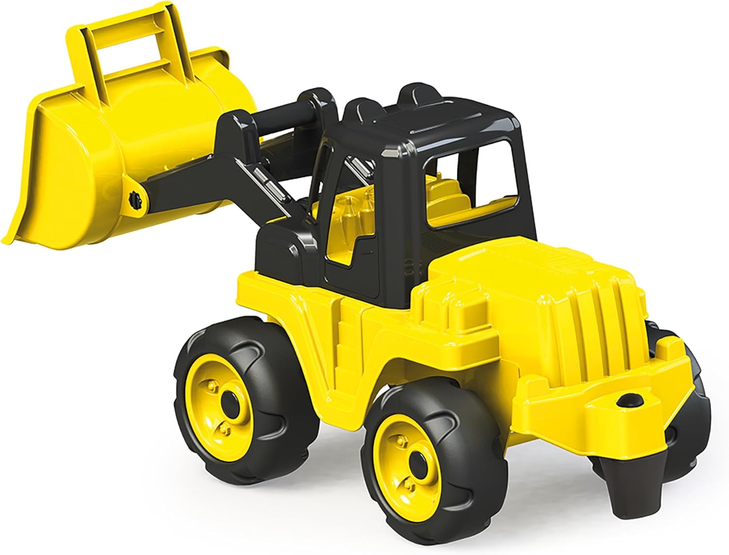 Dolu Excavator Super Loader Sit On Construction Ride On Toy Vehicle with Moving Bucket for Kids Ages 3 and Up, Indoor and Outdoor Play, Yellow