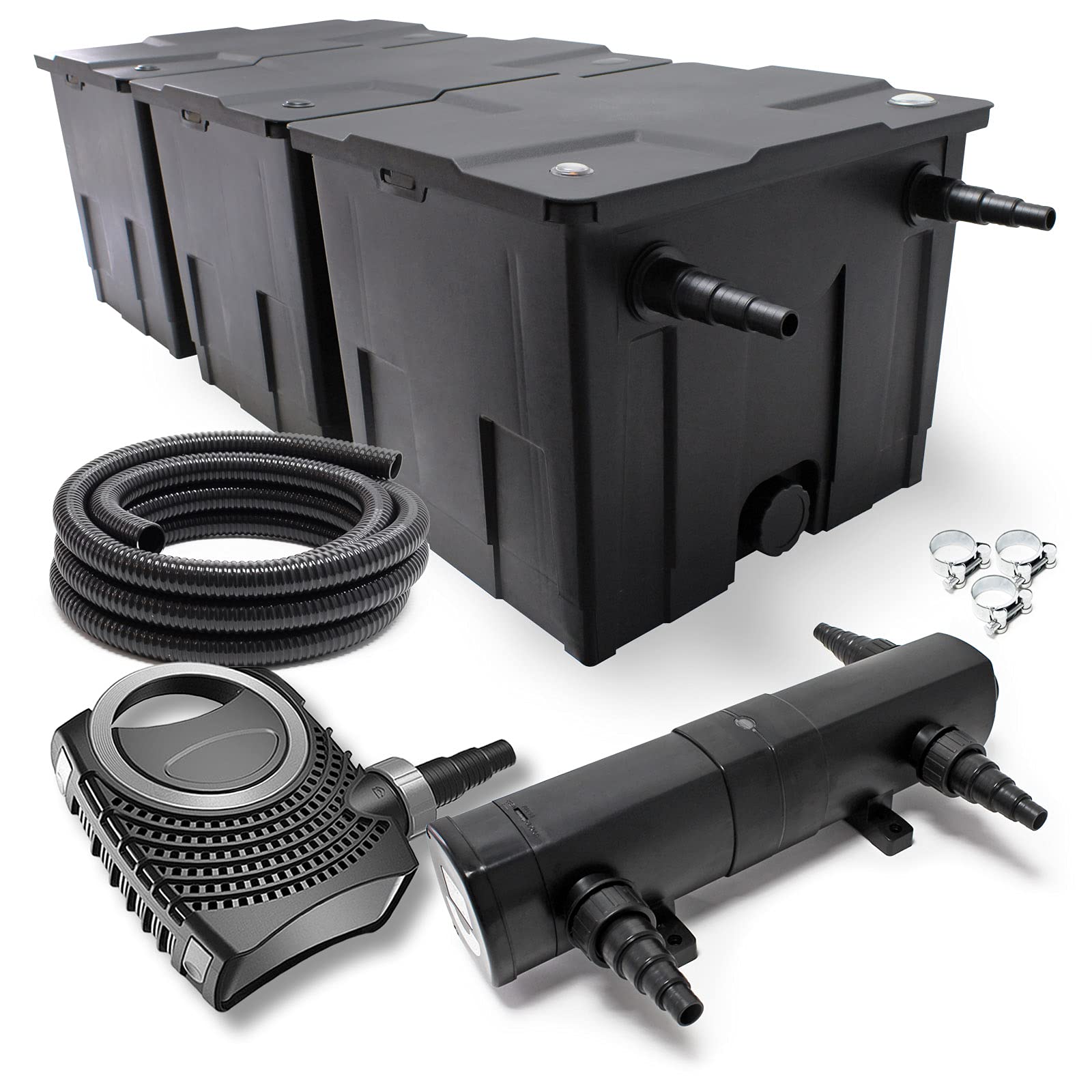 SunSun Set per laghetti CBF-350C chiarificatore CUV-236 36W pompa NEO12000