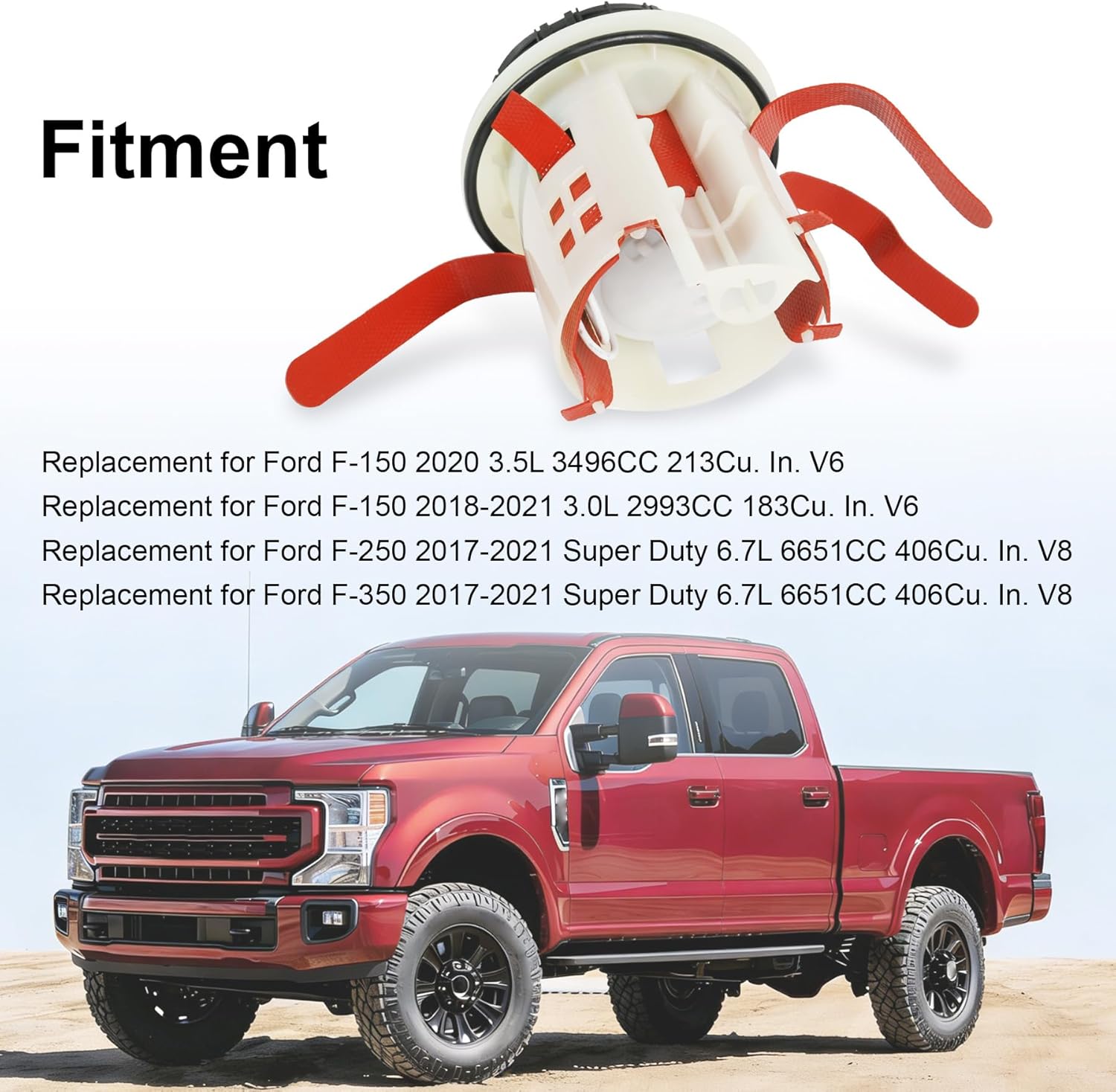 DEF Diesel Exhaust Fluid Pump Heater Assembly With Gasket HC3Z-5J229-B Replacement for Ford F-150 2018-2021 Replacement for Ford F-250 F-350 2017-2021 Super Duty Urea Pump Replaces HC345J229AD