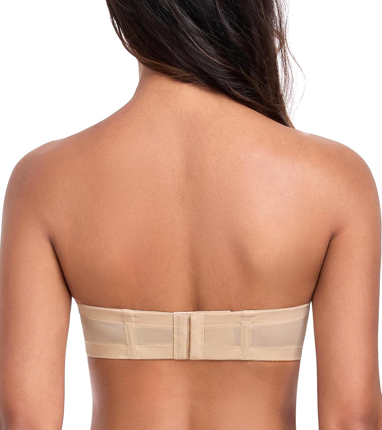 HACI Full Coverage Strapless Bra for Large Bust Contour Underwire Plus Size Convertible Multiway - Image 5