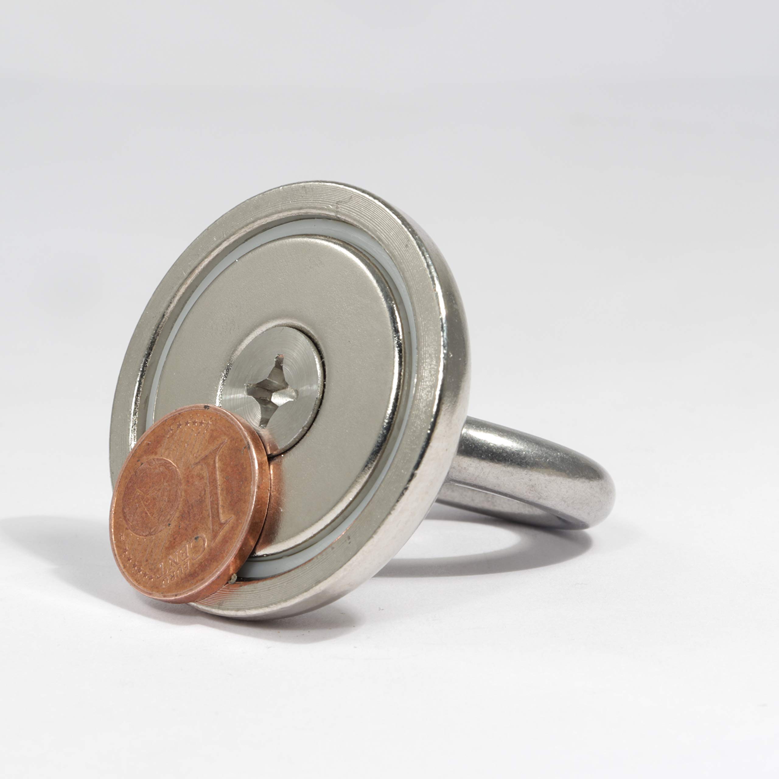 Aimants Cylindriques Filetés Néodyme - Ø 6 à 63 Mm | Force Jusqu'à 170kg | Pour Fixation, Bricolage, Industrie
