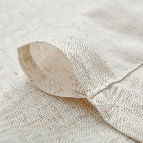 Miniatura 9 de jinchan Cortinas de cocina de 36 pulgadas de largo, con estampado de pergamino de cachemira, cortinas cortas de lino para baño, diseño de medallón,