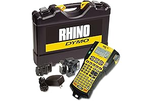 Professional Dymo 6000 Industrial Label Maker Kit for 5 Line Identification