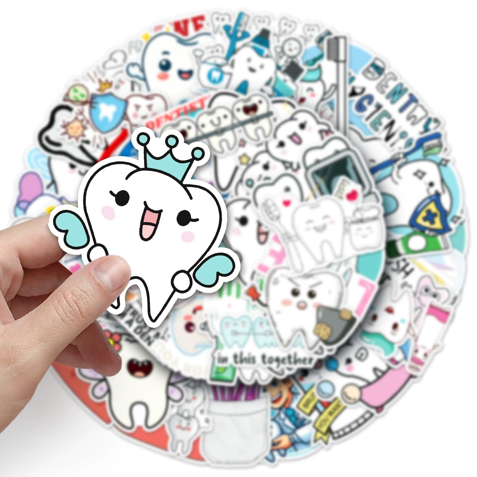 Luzhans Cartoon Tooth Stickers - Image 2