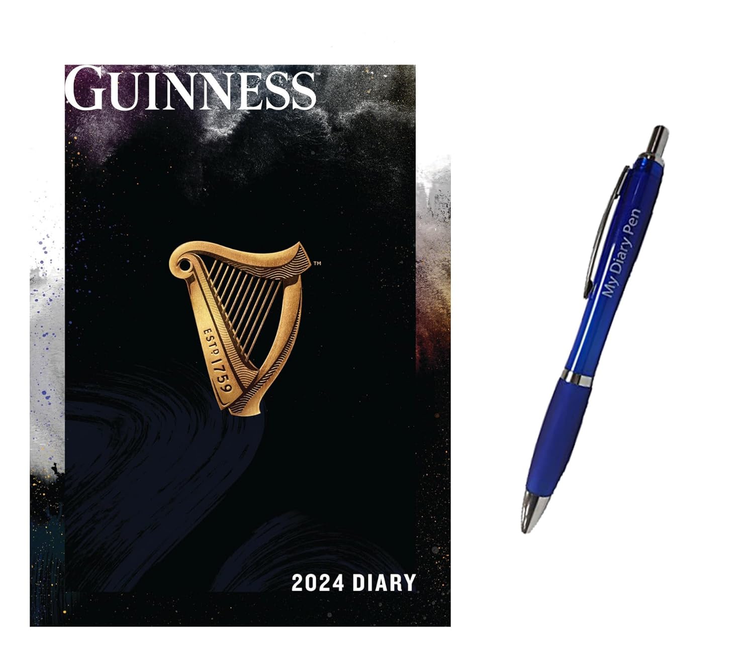 calendars Guinness Personal Organiser A5 Diary 2024 + EXCLUSIVE LIMITED