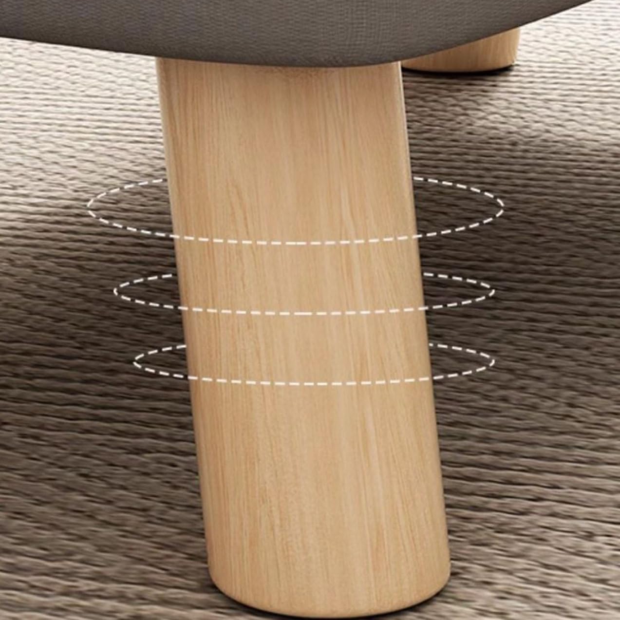 Amazon.co.jp: THLD 小さい 椅子 おしゃれ ベージュ ロング スツール