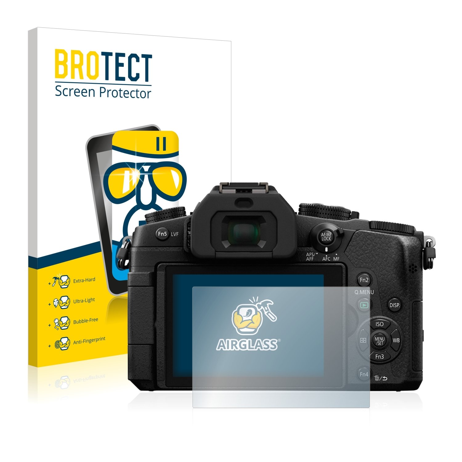 Anti-Spy Displayschutzfolie Für Panasonic Lumix DMC-G81 – Blendschutz, Privacy-Schutz (kein Panzerglas)