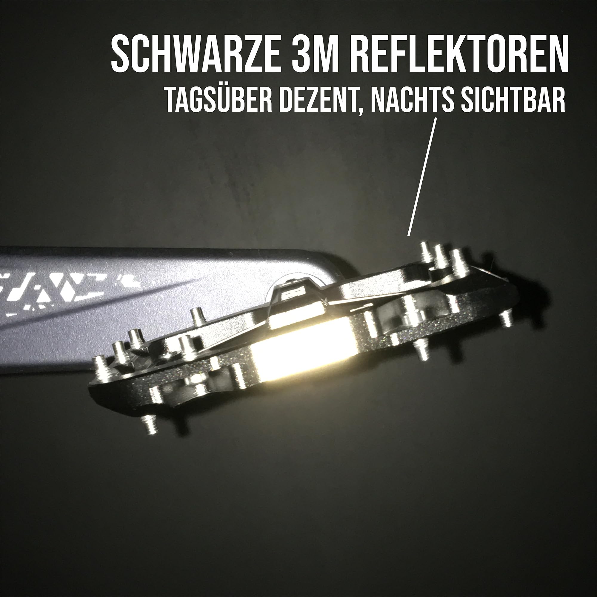 Flat 2.0 Pedale für MTB | Superleichte Flatpedals fürs Mountainbike | In 2 Größen und 9 Farben | inkl. schwarzen Reflektoren