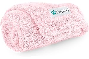 PetAmi Fluffy Waterproof Pink Blanket 24x32
