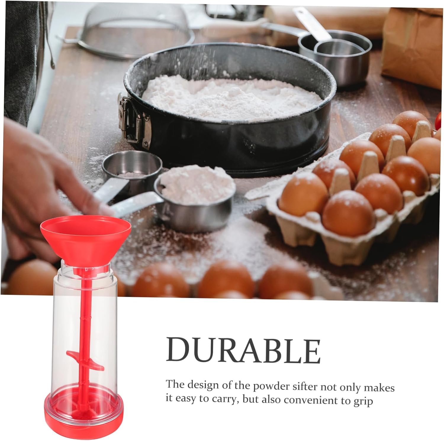 Hand Sifter Baking Mesh Strainer Kitchen Flour Sifter Bakery Tool Baking Gadgets