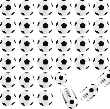 Xeehwb 30pcs Bouncy Balls,Soccer Bouncing Balls,High Bouncing Rubber Soccer Ball for Stress Relief,Multi-Item Party Favor Packs,Ball Games,Classroom Prizes,Stocking Stuffers27mm