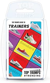 Top Trumps Guide to Sneakers and Trainers Trends Specials Card Game English Edition, Featuring 30 of the most innovative designs from every era of sneakers, Educational card game for ages 6 and up.