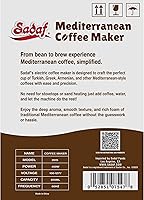 Vista 4 de Sadaf One-Touch Mediterranean Coffee Maker – Electric Turkish, Greek, and Armenian Coffee Machine - Stainless Steel Coffee Maker - Foam Control &