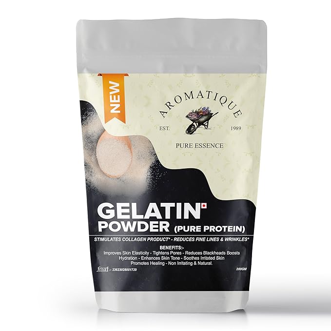 Buy Aromatique Facial Gelatin Powder For face hair removal Natural Face Mask & Hair Removal