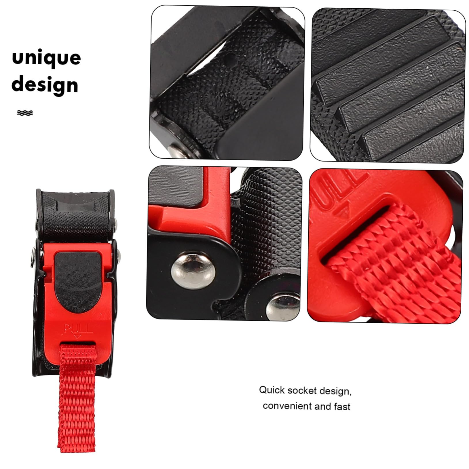 Cabilock 2Pcs Accessories Quick Release Buckle for Motorcycle Helmets Durable Chin Strap Adapters User Friendly Design for Effortless Operation Compatible with Various