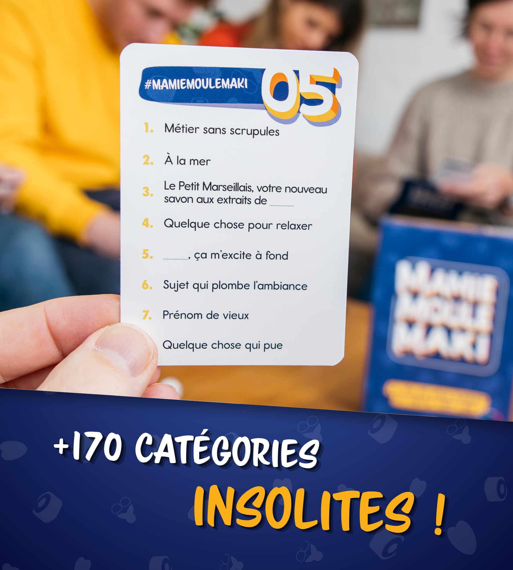 Mamie Moule Maki - Jeu de société Petit bac revisité 2 à 8 Joueurs
