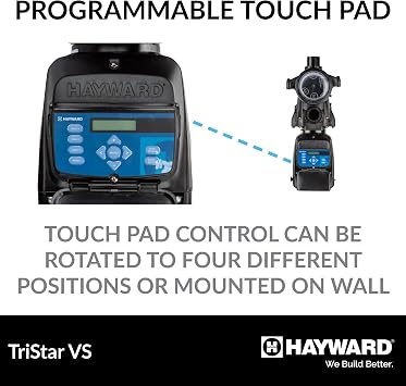 Hayward TriStar VS Variable Speed Pool Pump for In-Ground Pools, 1.85 HP