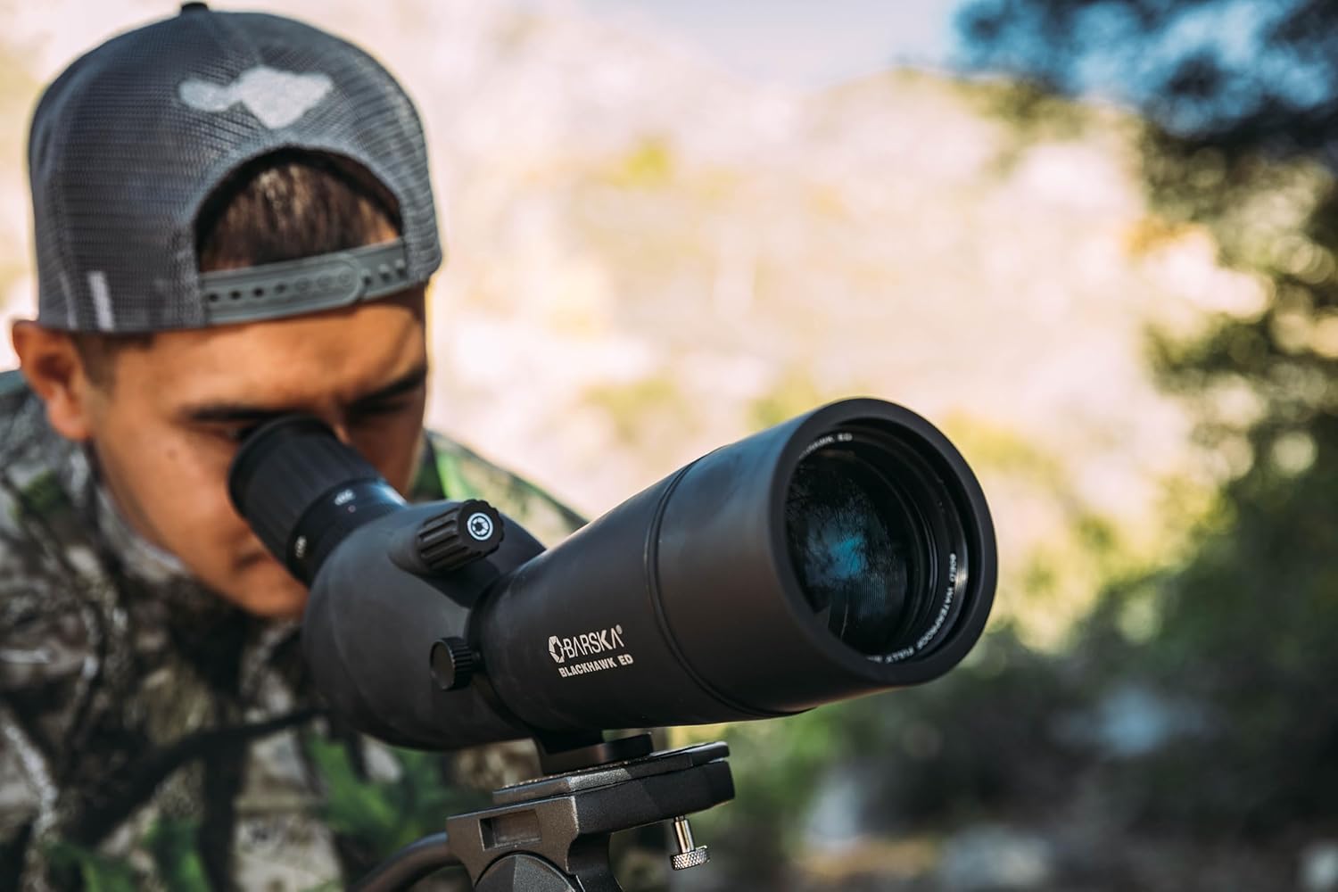 Barska Blackhawk ED 20-60x60 Spotting Scope with Tripod and Case, Extra-Low Dispersion Glass, Fully Multi-Coated, Waterproof and Fogproof