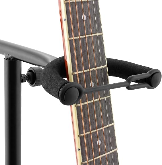 Tiger Music GST100-BK Double Guitar Stand - Black
