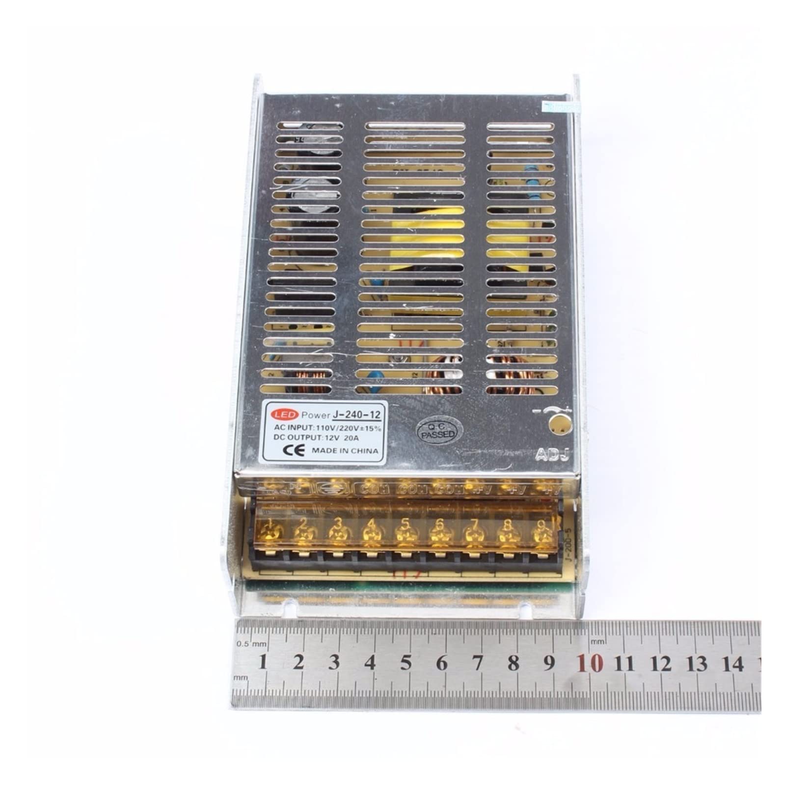 24V 1. 2V 10A 20A 240W Schaltnetztreiher-Treiber-Schalterspannungsstransformator for LED Streifen AC. Input an DC 12V. für 3D Drucker, CCTV Computer Labor(12V)