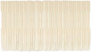 Amscan 401251 Bamboo Cocktail Forks, 3 1/2in, Natural