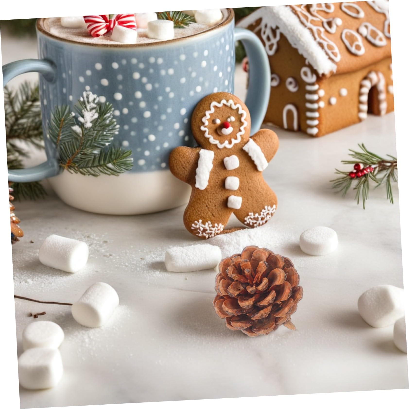 Garneck 130stücke Mini-kiefernzapfen aus Naturholz Mini-kiefernzapfen-Ornamente für Winter und Weihnachtsbasteleien Natürliche Tannenzapfen als Vasenfüller für DIY-Dekorationen