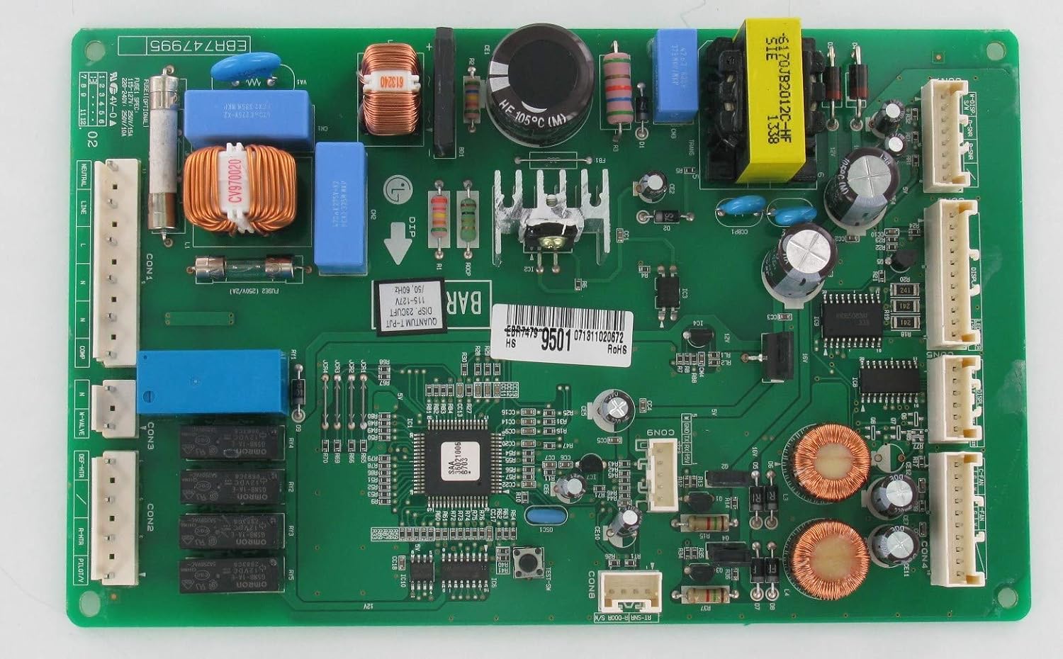 CoreCentric Remanufactured Refrigerator Electronic Control Board Replacement for LG EBR74799501