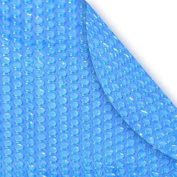 Pool Mate 24 Ft Blue Classic Solar Cover Above Ground Pool, Pool Solar Cover, 8-Mil Thick, Made in USA