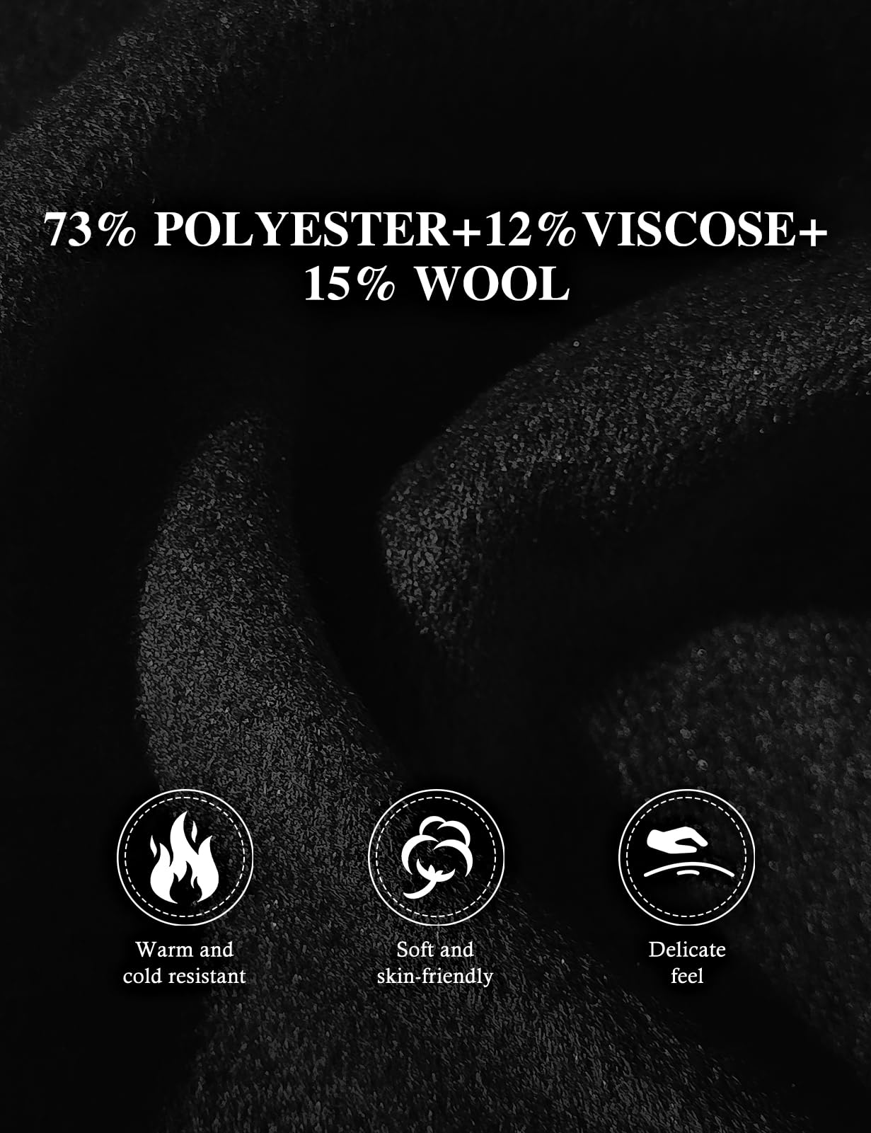 Vancavoo Damen Mantel Wintercoat Elegant Wollmantel Lang Winterjacke Revers Zweireihiger Coat Knielang Trenchcoat Winter A-Linie Jacke Outwear