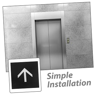 Mobestech 2pcs Elevator Push Button Panel Replacement Directional Call Buttons Easy Installation Elevator Accessory for User-Friendly Operation