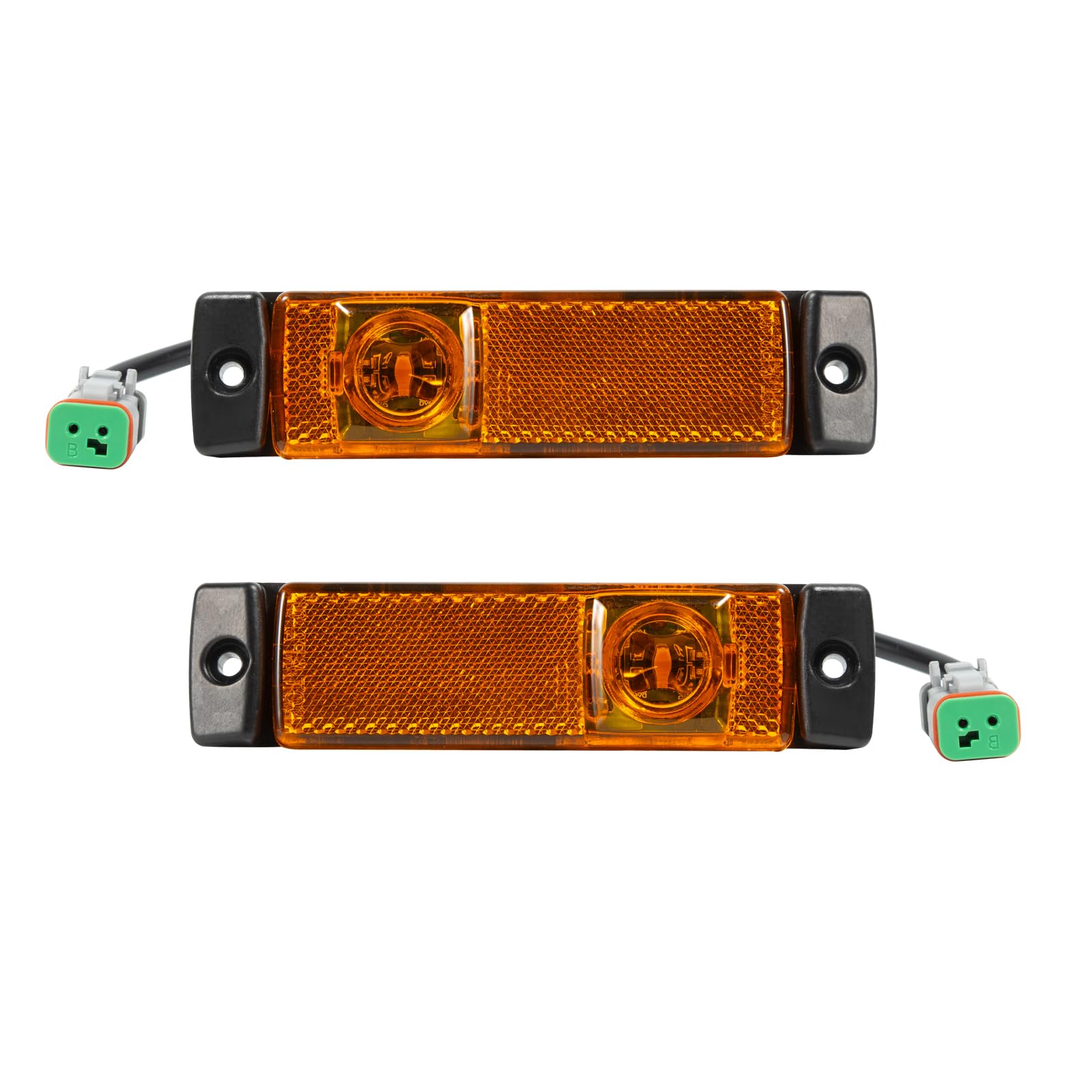 Amazon.com: EVERESTHD 2PCS LED side marker light Amber Fairing