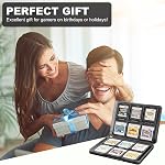 Case de carte de jeu pour Nintendo 3DS 3DSXL 2DS 2DSXL DSI DSiXL, 3DS Boîte de carte de support de jeu compatible avec 28-in-1 Cartouche porte-cartouche Coffret de rangement à coque dure (Noir)