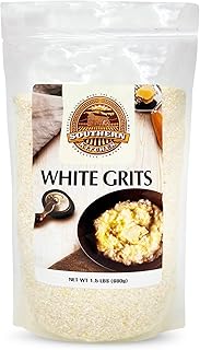 Southern Kitchen Stone Ground Grits White (1.5 Pounds) Old Fashioned Authentic Grits