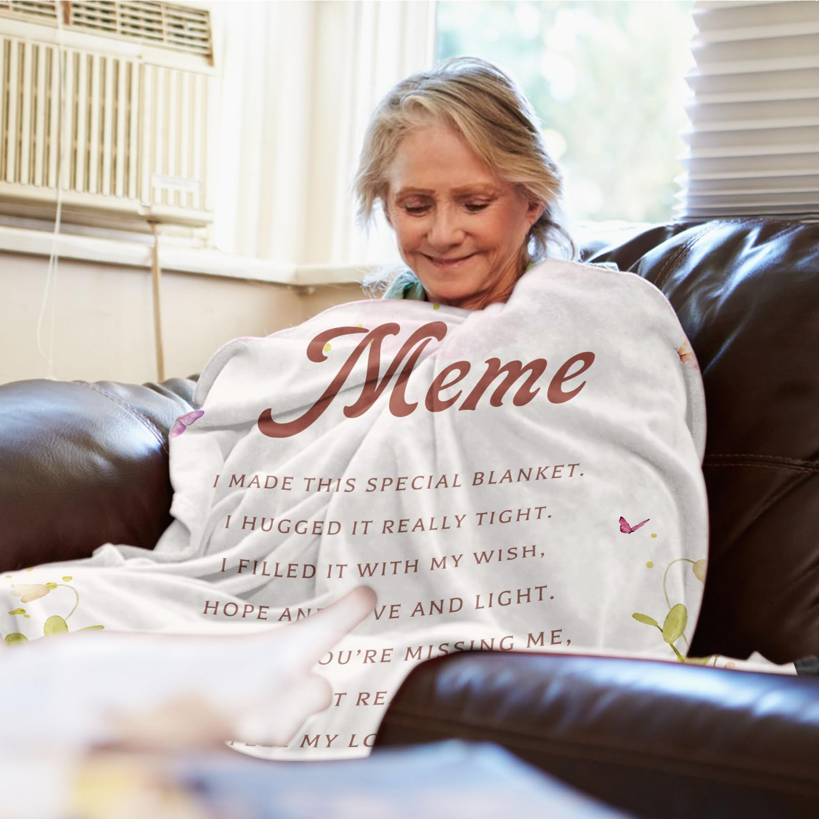 Mothers Day Meme Gifts, Birthday Gifts for Meme Grandma, Meme Gifts from Grandkids, Meme Gift Throw Blanket 60" X 50", Best Meme Ever Gifts, Grandma/Grandmother Birthday Gifts