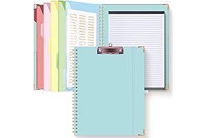 HAUTOCO: Premium Leather Folio with Customizable Padfolio