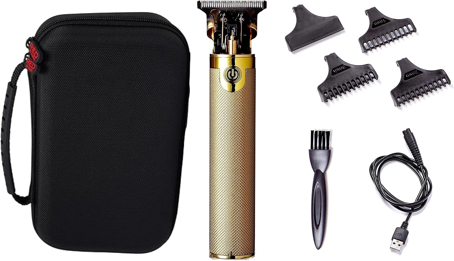 Red by Kiss Cordless Trimmer and Men Grooming Pouch