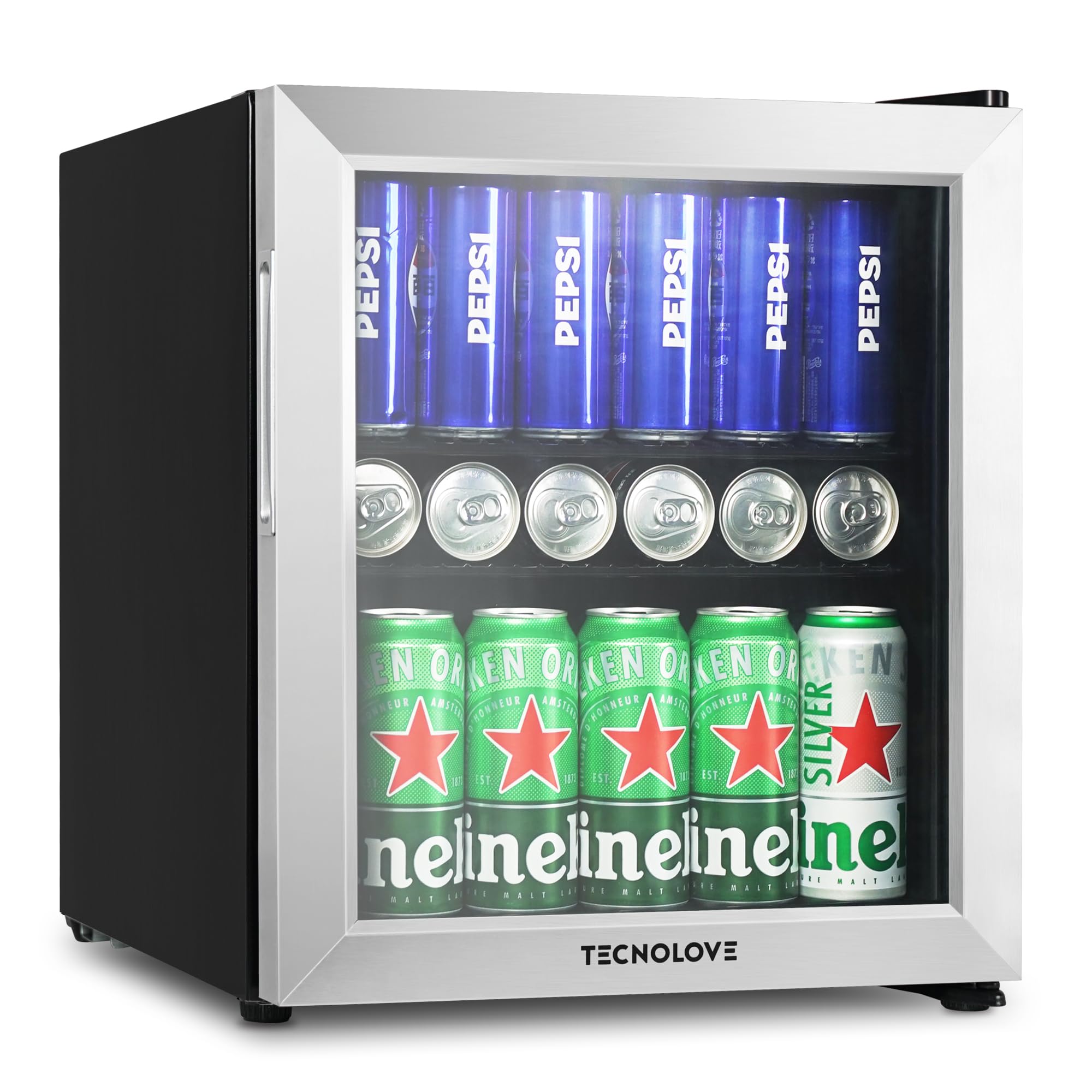 Amazon | タッチパネル調温 冷蔵庫 46L コンプレッサー式 0～22