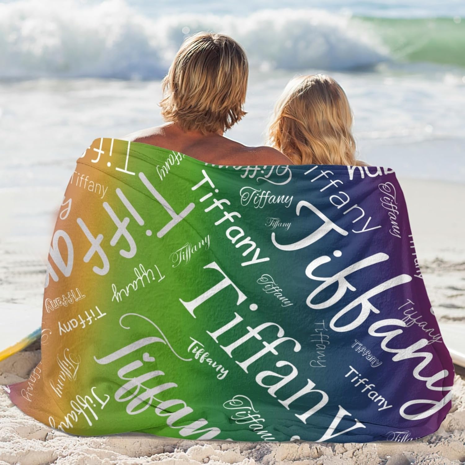 Personalized Blankets for Kids Teen Personalized Baby Blankets with Names Customized Flannel Throw Blanket with Text Custom Birthday Gifts for Women,Girl,Boy