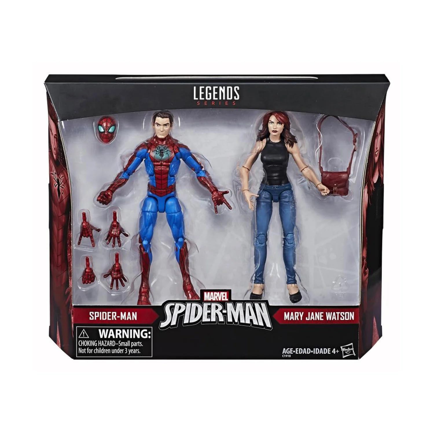 Amazon.com: Marvel Legends Spider-Man & Mary Jane 2 Pack 6