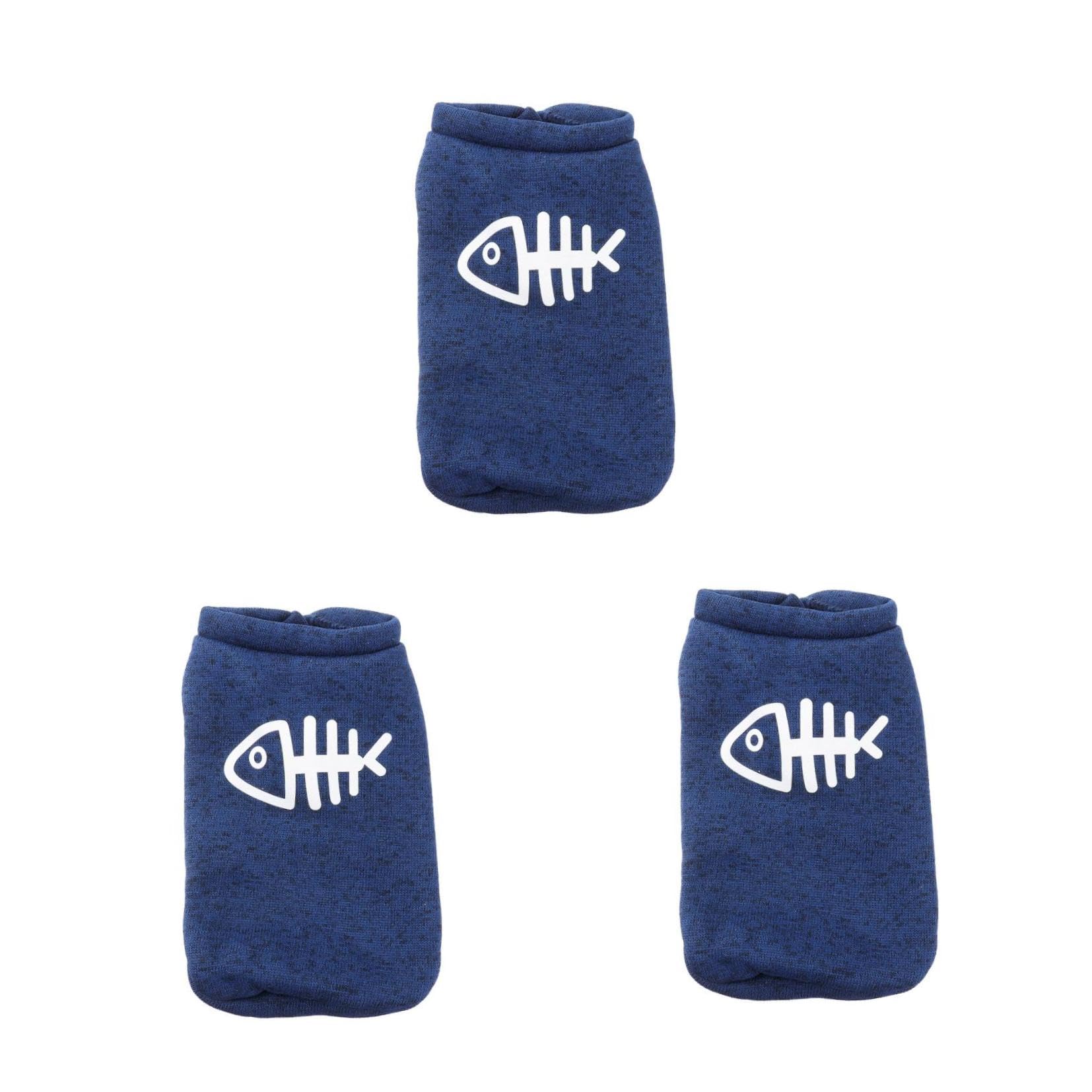 Pull tricoté pour animaux XXL bleu chaud pour éviter les tremblements du chien