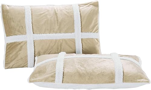 Miniatura 4 de Elegant Comfort - El juego de edredón reversible de 3 piezas más suave y acogedor, pesado, relleno microgamuza alternativa al plumón, diseño a