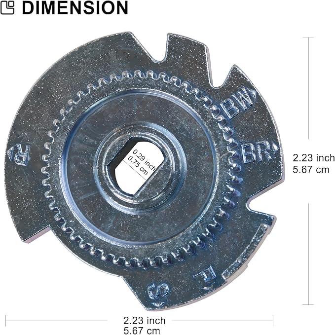 Pieza metálica para ablandador de agua Roskeader 7284964 miniatura 2