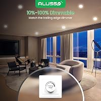 ALUSSO LED Süllyesztett Spotlámpa Szett, 230V, 4W, Szabályozható, Ultra Lapos, 310Lm, IP44, 3 Színhőmérséklet, Fürdőszobába, Nappaliba, 6db 4