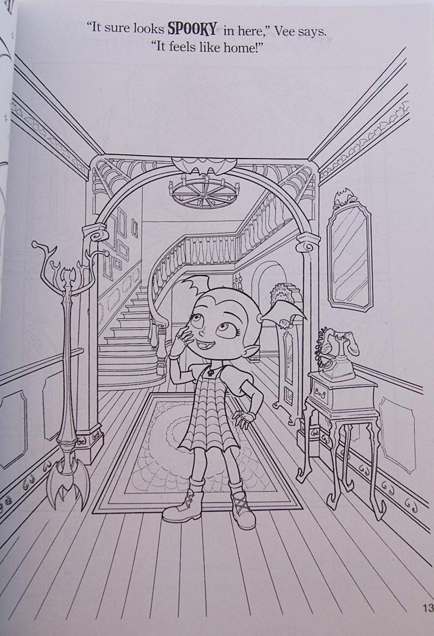 Lazy Days Vampirina Going Batty Coloring and Activity Book - 64 Pages