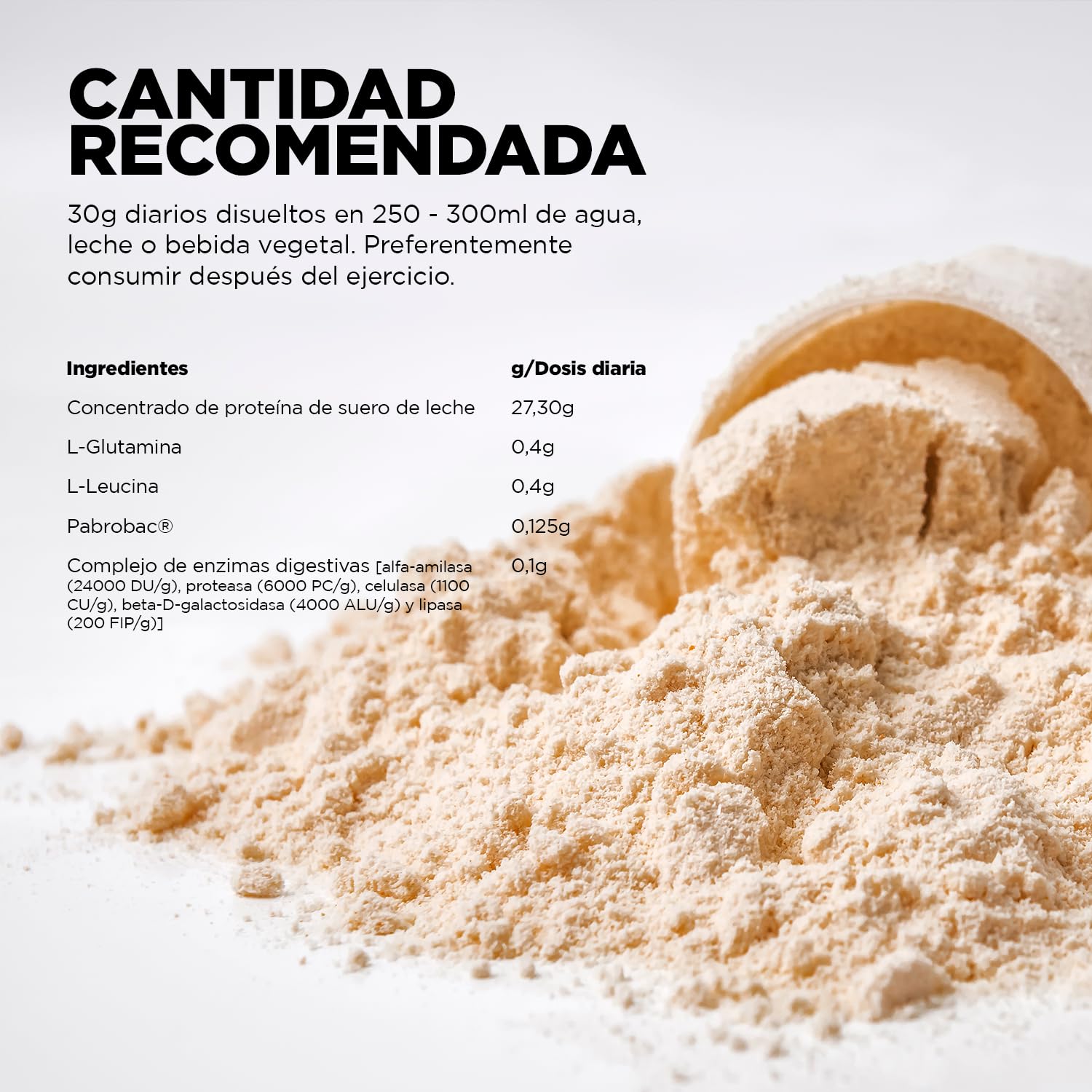 SPORT LIVE Concentrado de proteinas de suero de leche | Whey Protein en polvo con L-Glutamina y L-Leucina | Ayuda a aumentar tu masa muscular | Mejora tus batidos |Cookies&Cream | 2 KG