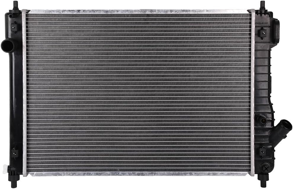 SCITOO Auto Engine Radiator x1 & A/C Condenser x1 Compatible with 2009-2011 for Chevrolet for Aveo 1.6L 2009-2011 for Aveo5 1.6L 2009-2010 for Pontiac for G3 1.6L 2009 for Pontiac for G3 Wave 1.6L