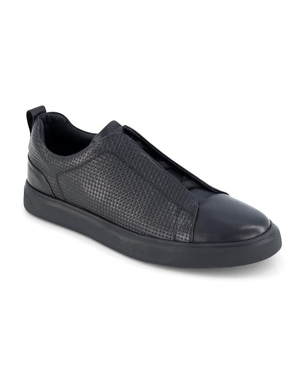 KARL LAGERFELD Paris Men's Axel Slip On Sneaker, Black, 8.5 by KARL LAGERFELD - Used condition - US$82.13