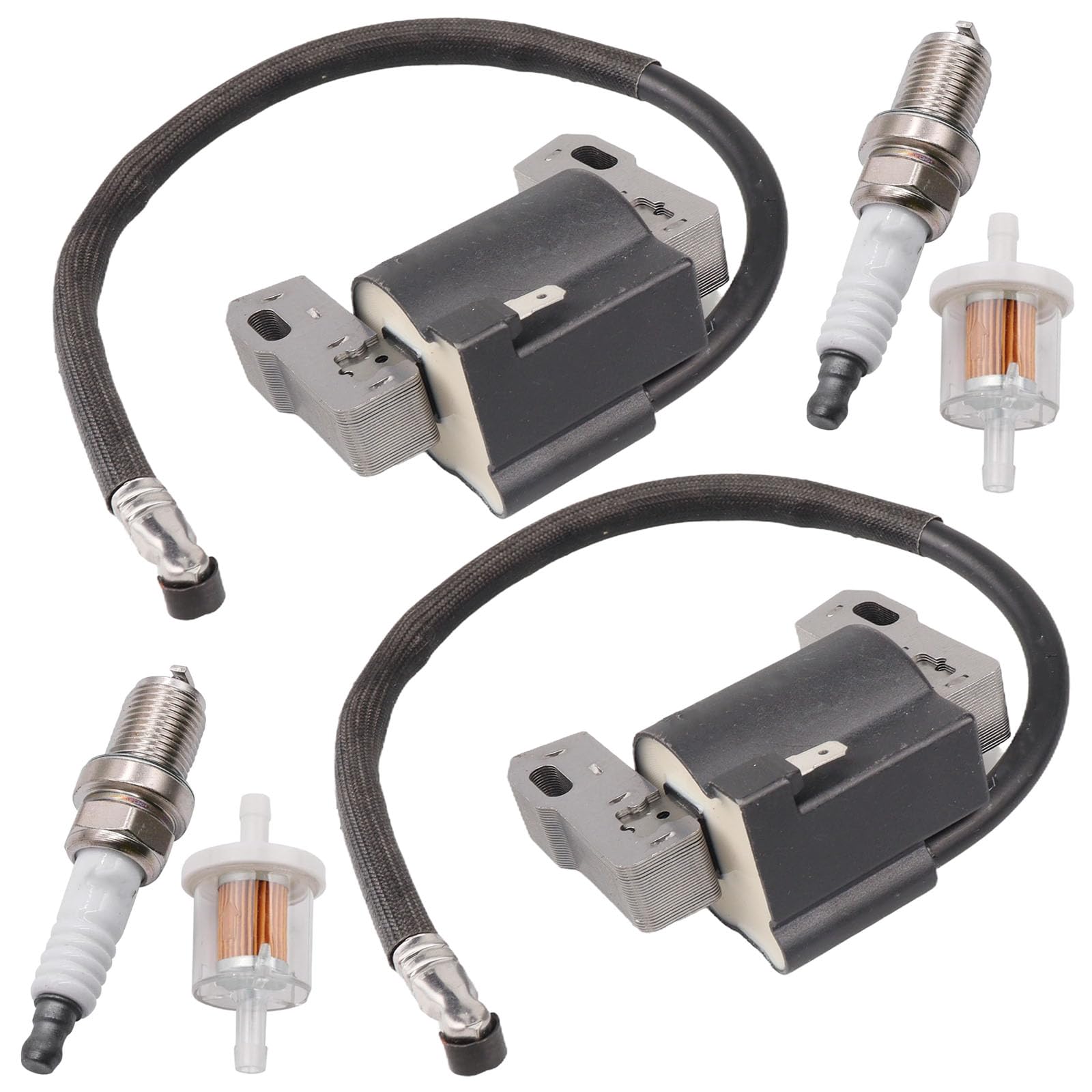 Mliong 592846 Ignition Coil with Spark Plug for 799651 499447 404577 405577 405777 407777 40H777 445777 446977 40G777 543477, 12 58404S